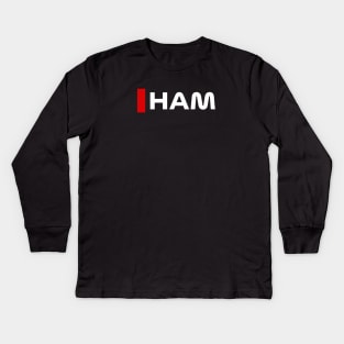 HAM - Lewis Hamilton 2025 v2 Kids Long Sleeve T-Shirt